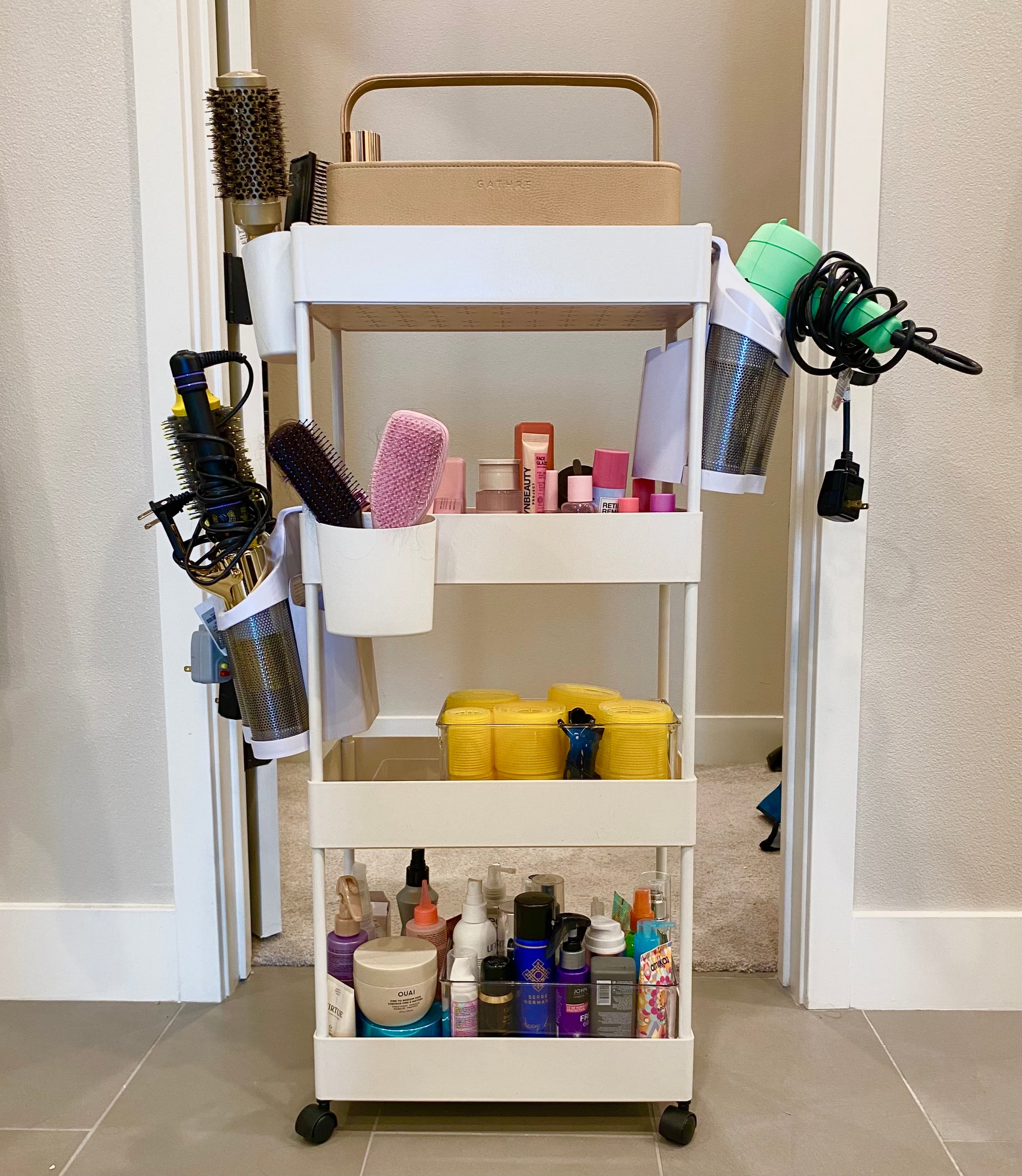 Hair Tools and Hair Product Organization (This is a LIFE SAVER!)