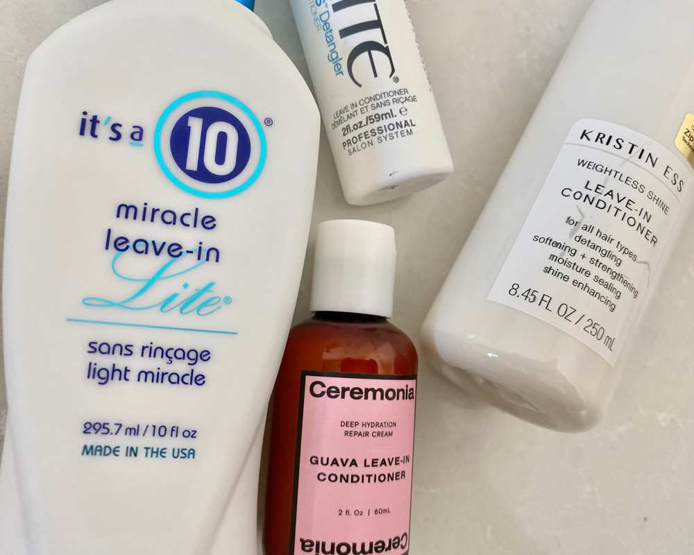 Reviewing 4 Lightweight Leave-In Conditioners (For Fine, Medium and Low Porosity Hair)