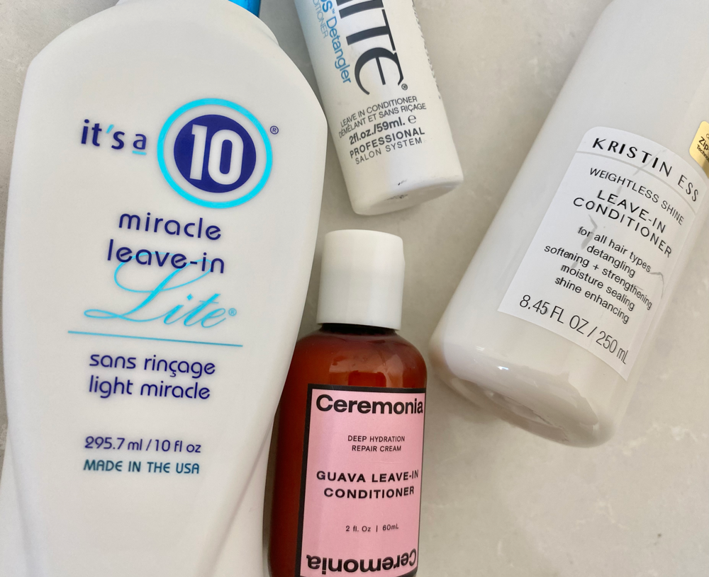 Reviewing 4 Lightweight Leave-In Conditioners (For Fine, Medium and Low Porosity Hair)