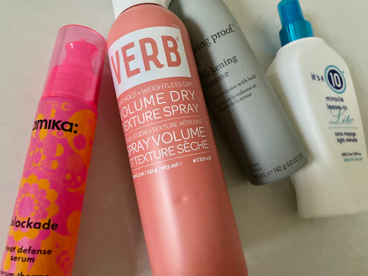 What Should I Put In My Hair Before and After Blow Drying It?